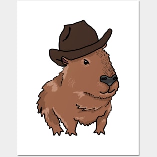 OK I PULL UP TO THE RODEO Capybara Posters and Art